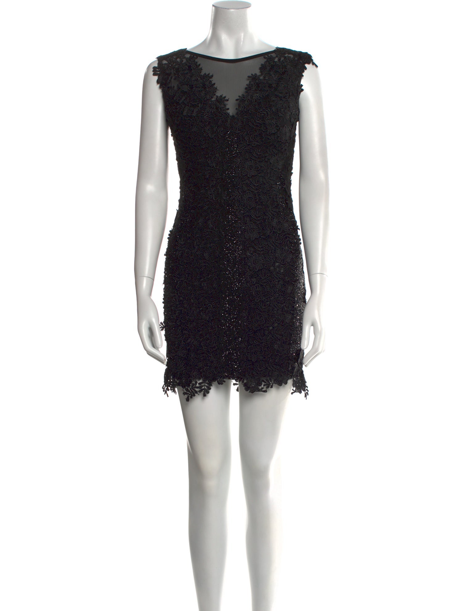 Issue New York Bateau Neckline Mini Dress