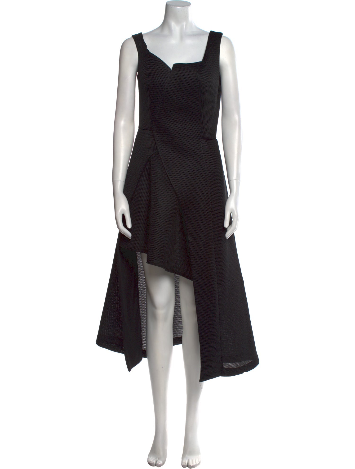 Issue New York Square Neckline Midi Length Dress