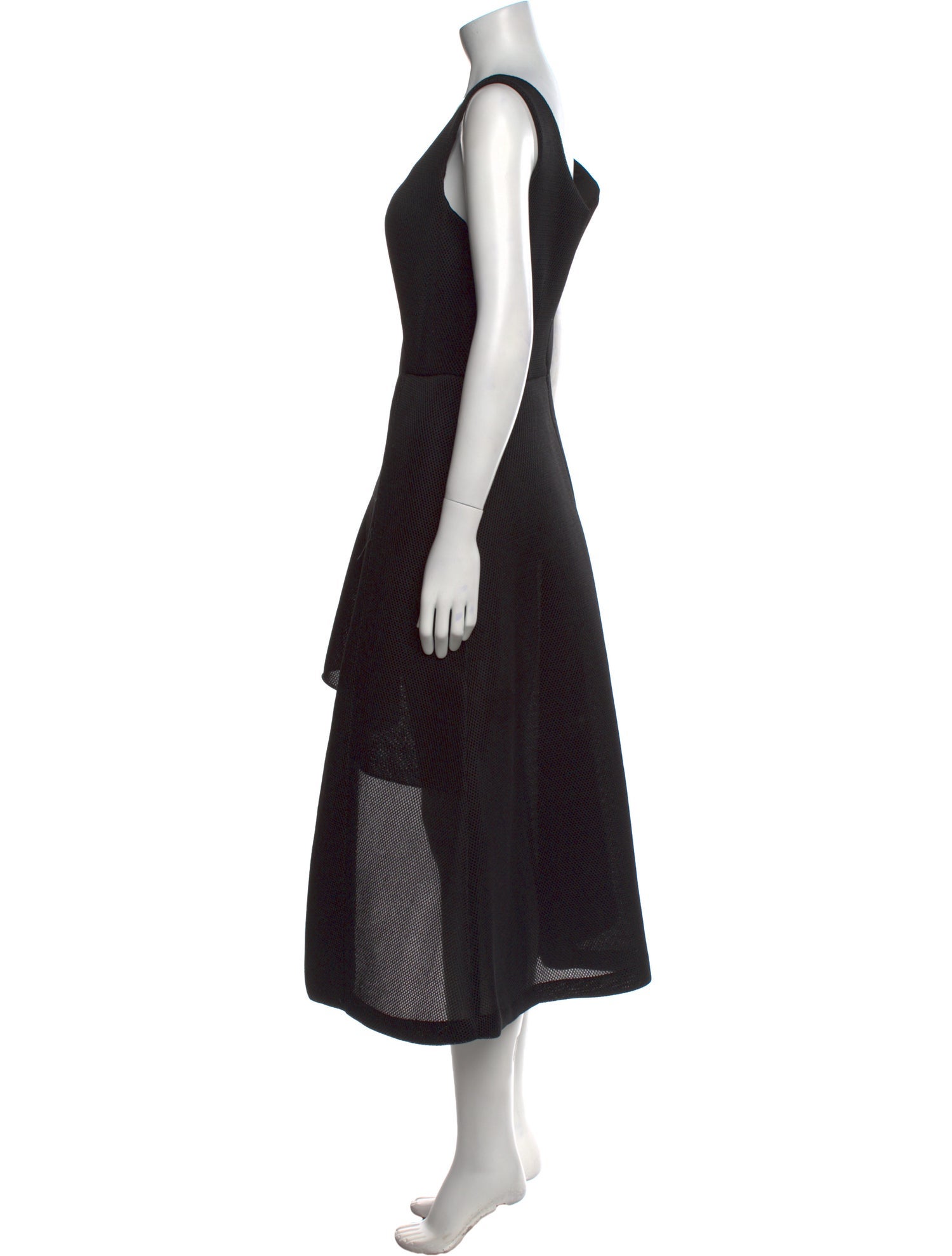 Issue New York Square Neckline Midi Length Dress