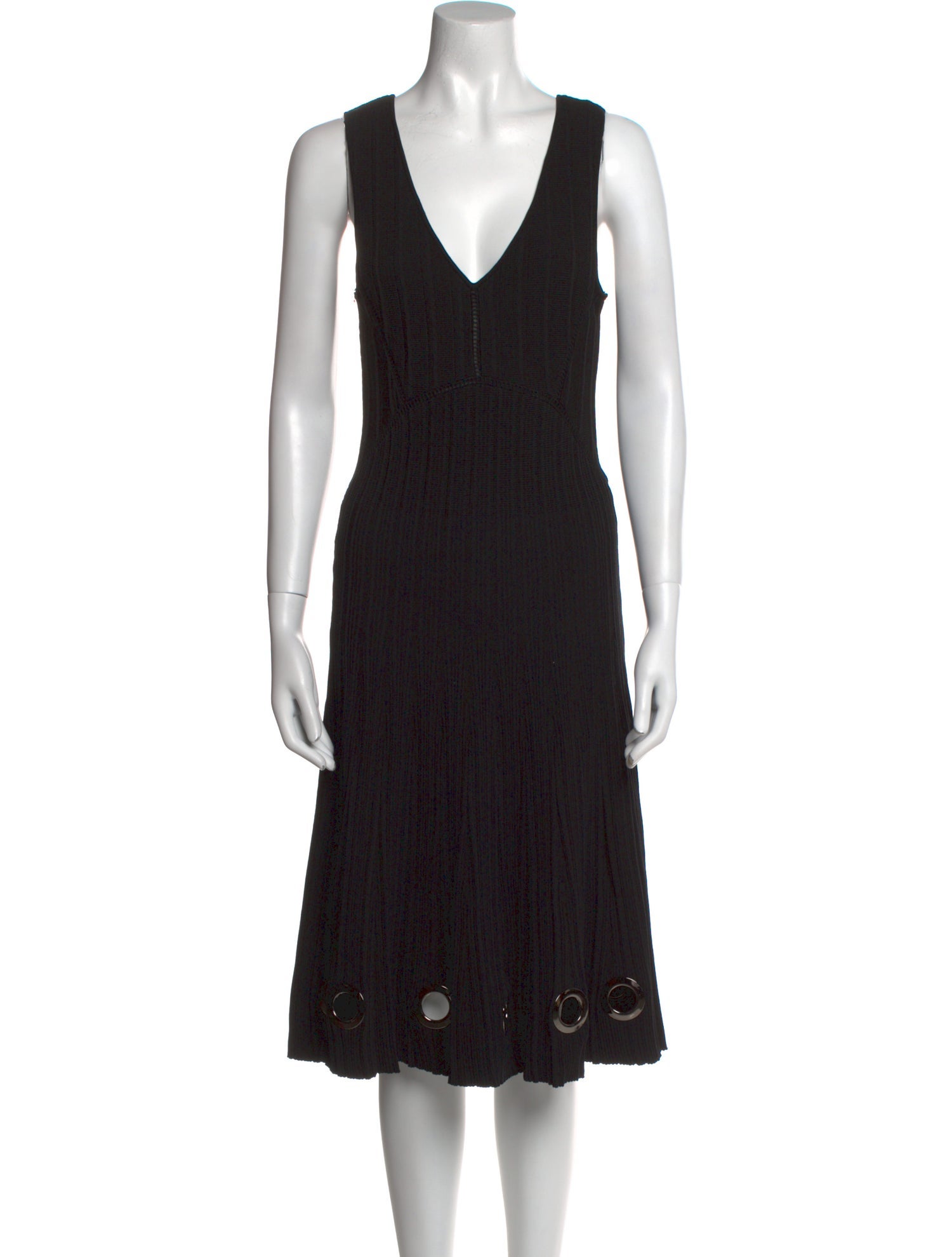 Issue New York V-Neck Midi Length Dress