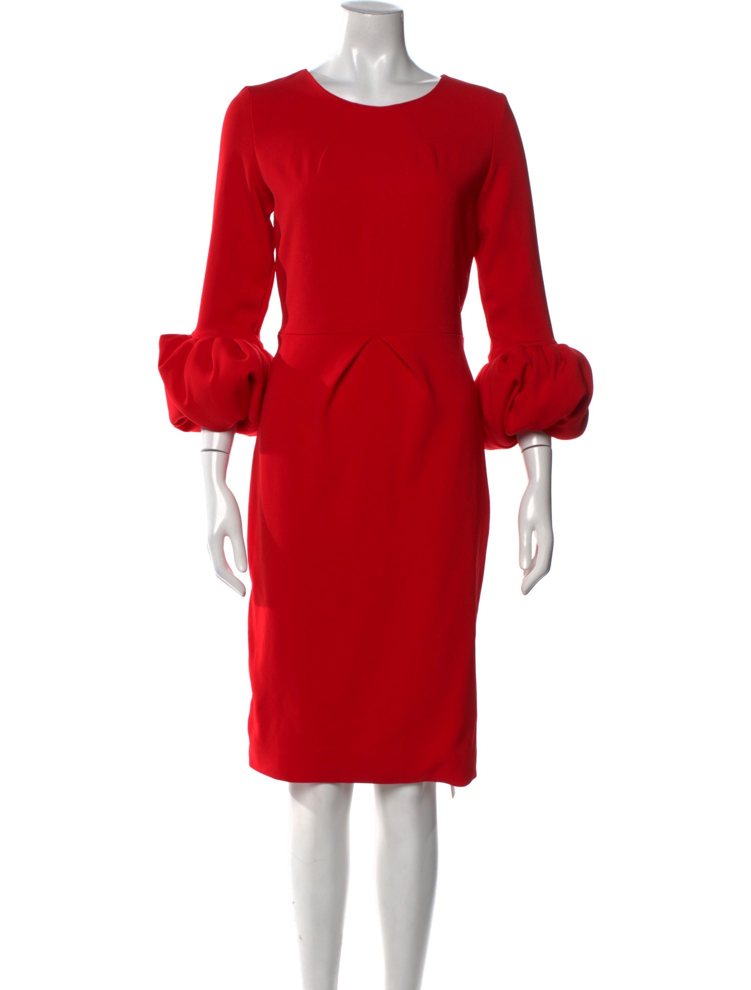 Issue New York Crew Neck Knee-Length Dress