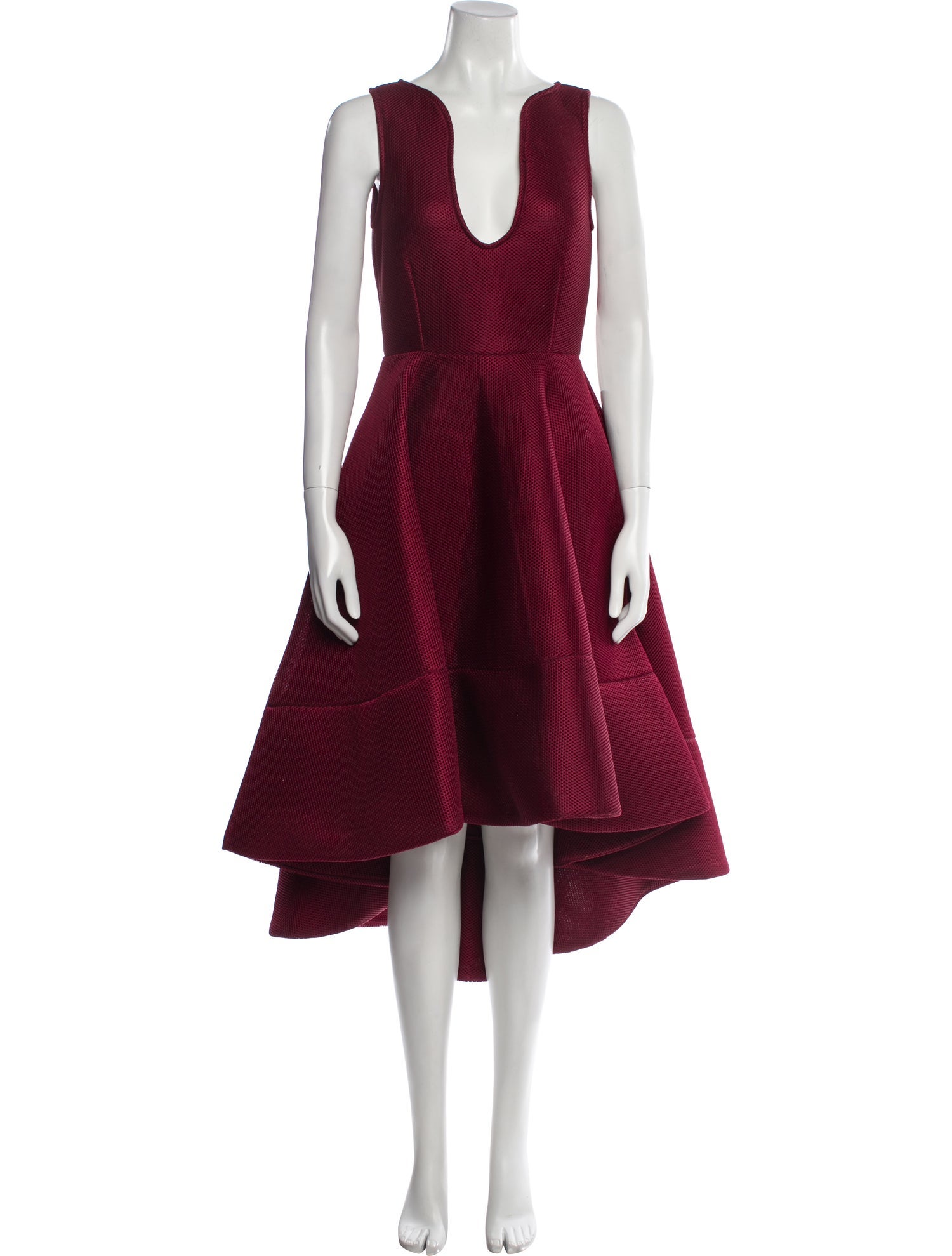 Issue New York V-Neck Knee-Length Dress