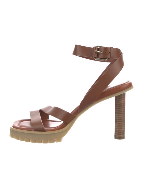 Irina Shayk x Tamara Mellon Leather Sandals