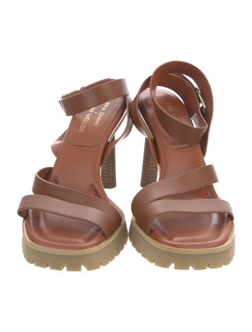 Irina Shayk x Tamara Mellon Leather Sandals