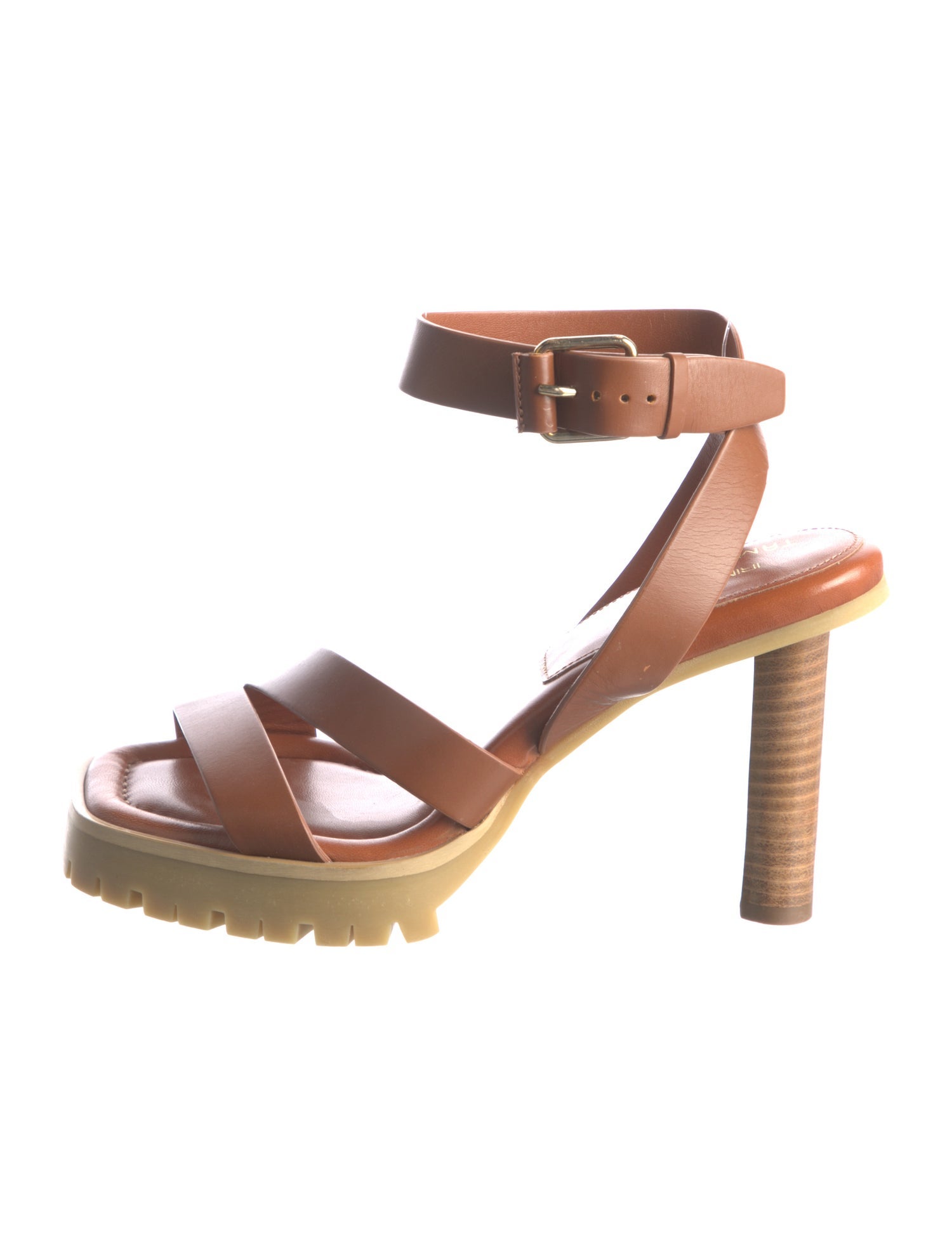 Irina Shayk x Tamara Mellon Leather Sandals