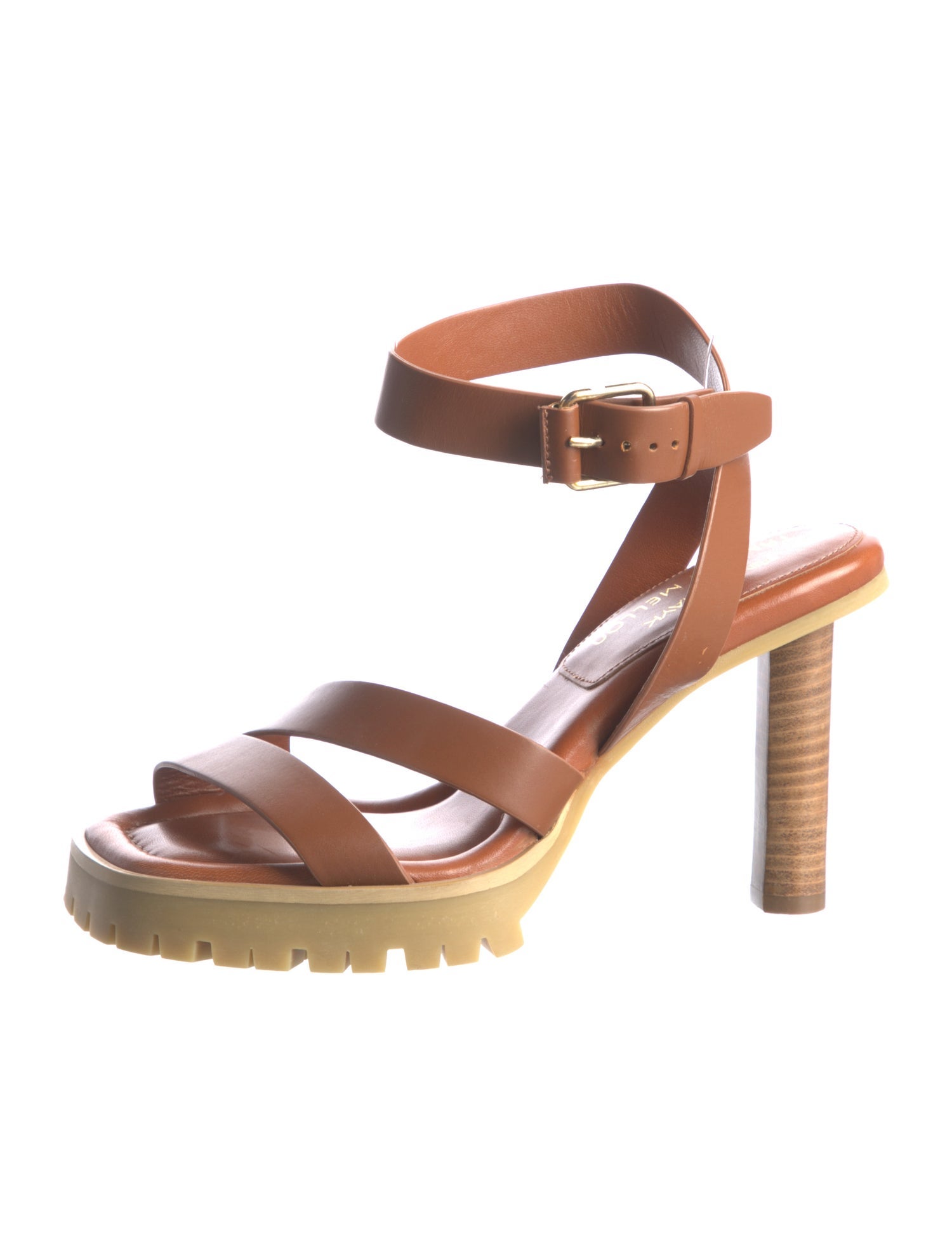 Irina Shayk x Tamara Mellon Leather Sandals