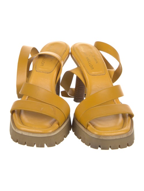 Irina Shayk x Tamara Mellon Leather Sandals