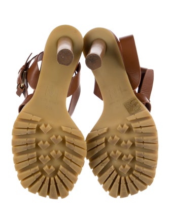 Irina Shayk x Tamara Mellon Leather Sandals