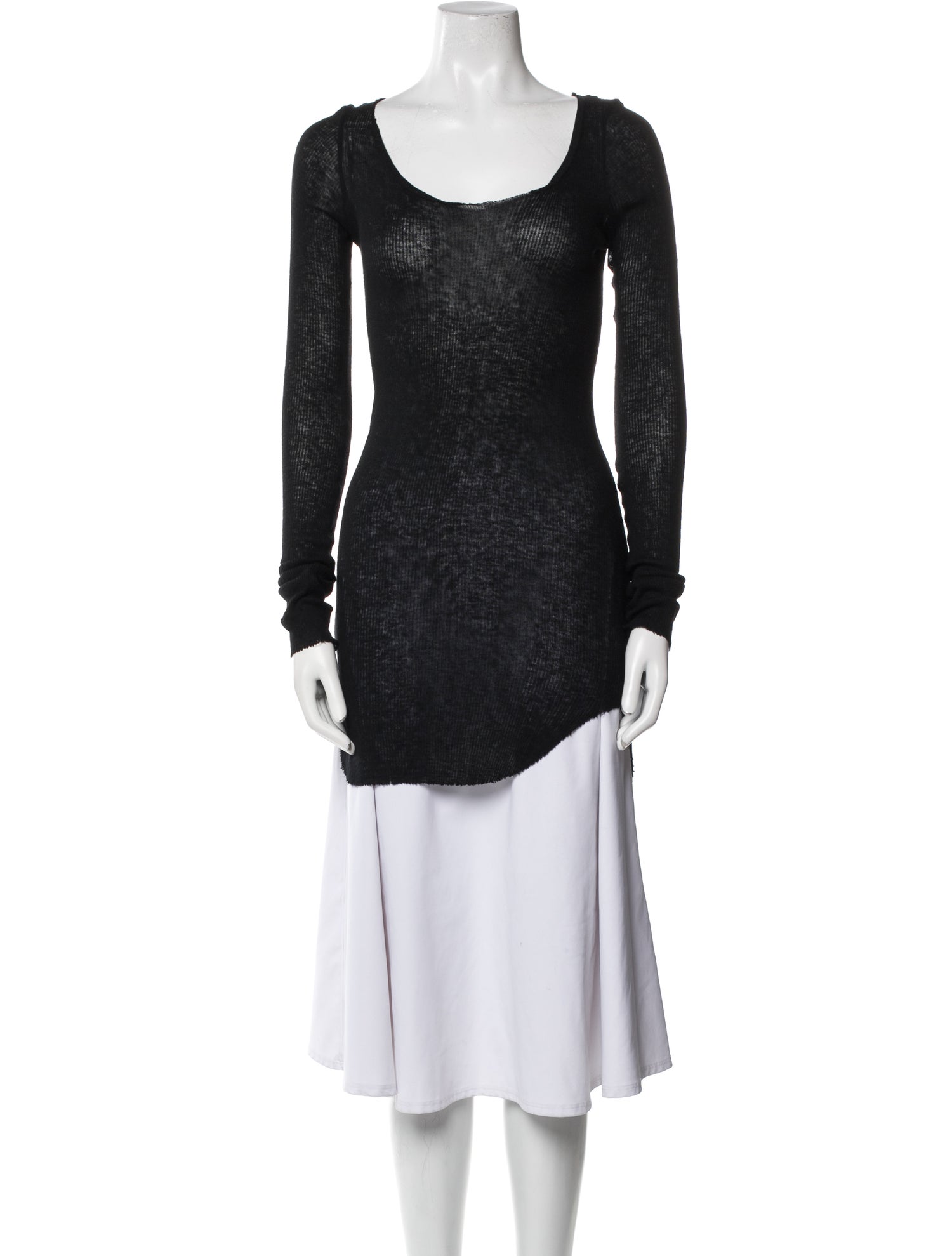 If Six Was Nine Scoop Neck Long Sleeve Tunic