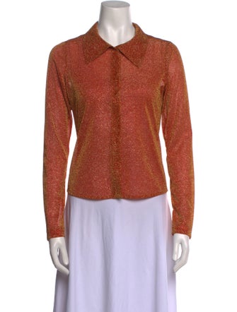 In the Mood for Love Long Sleeve Button-Up Top