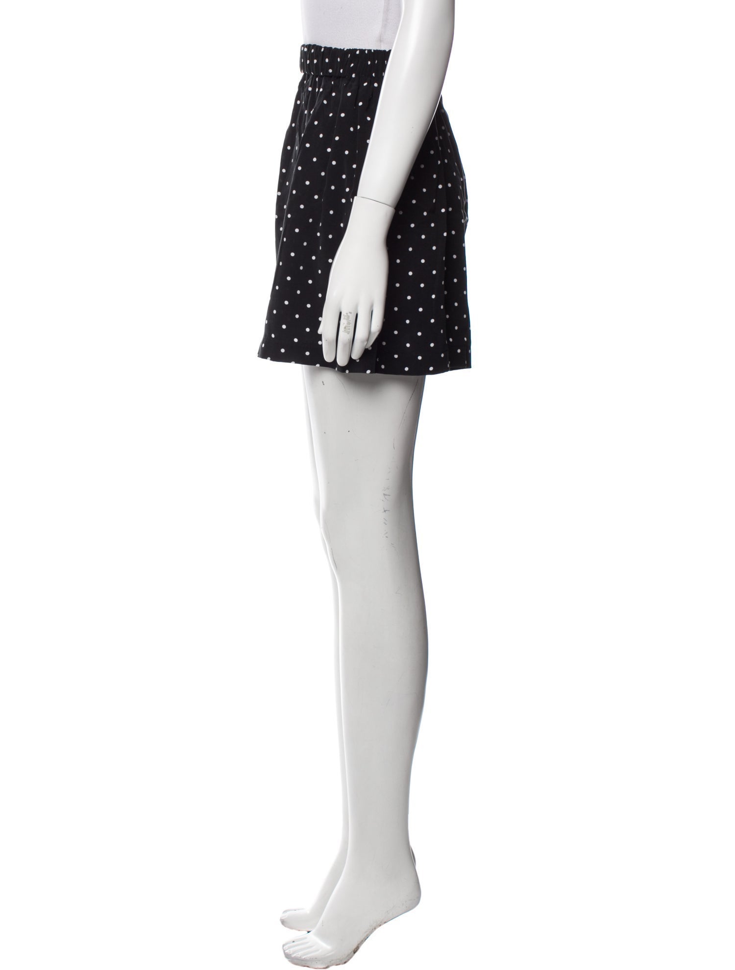 In the Mood for Love Polka Dot Print Mini Shorts