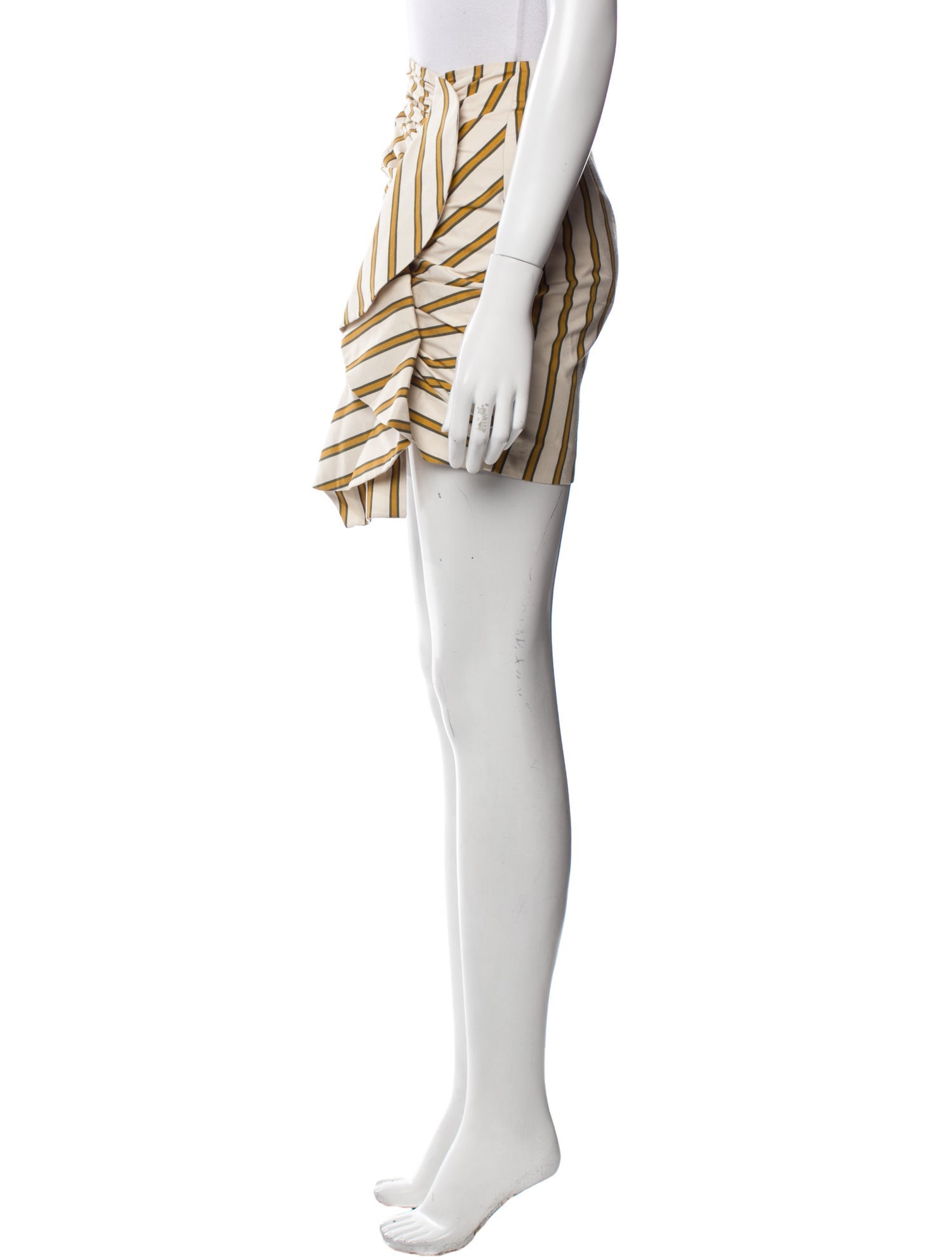 In the Mood for Love Striped Mini Skirt