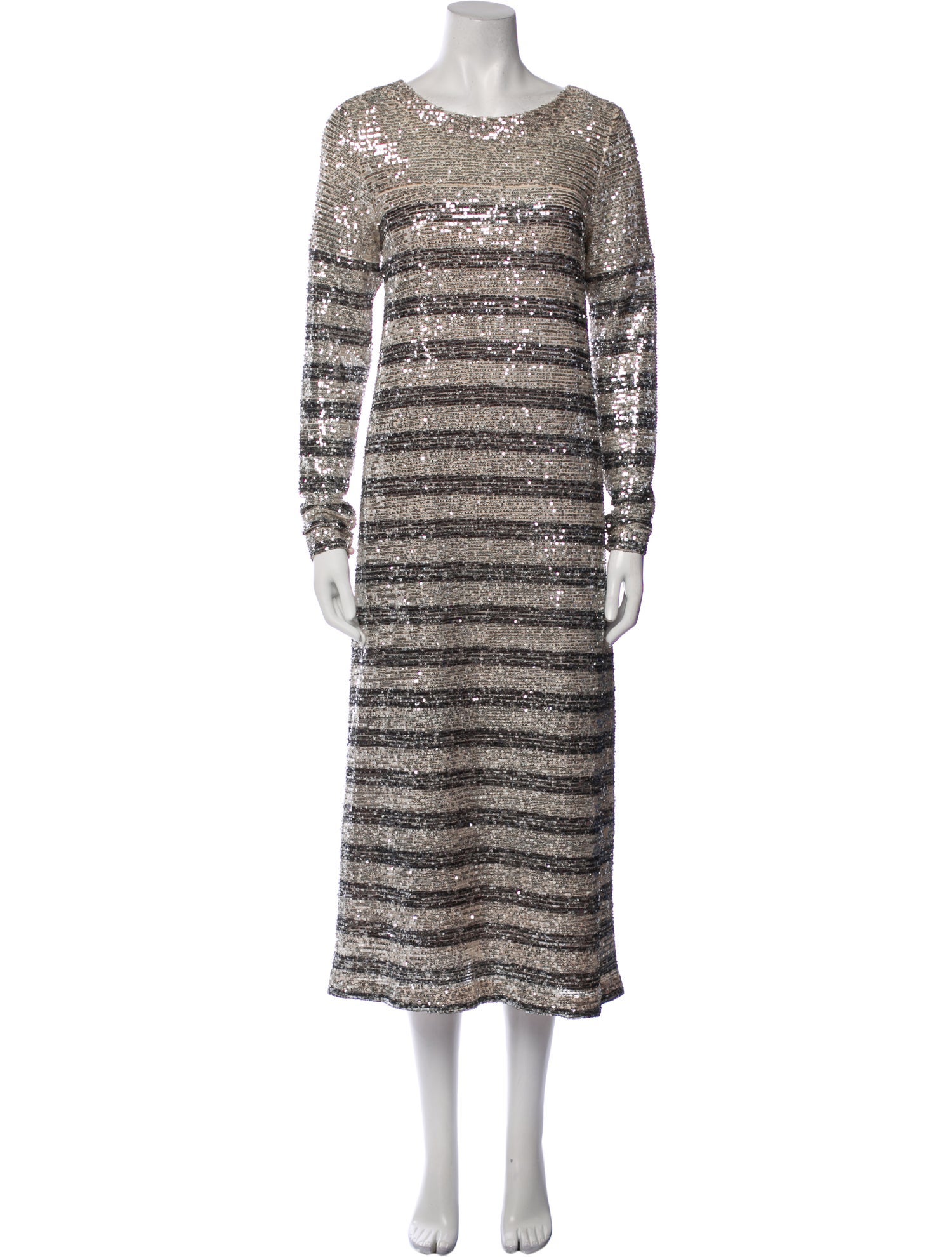 In the Mood for Love Striped Midi Length Dress w/ Tags