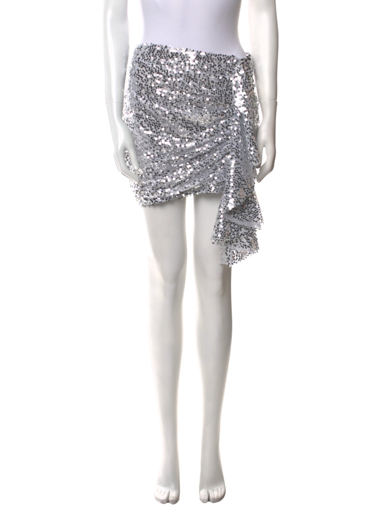 In the Mood for Love Sequin Embellishments Mini Skirt