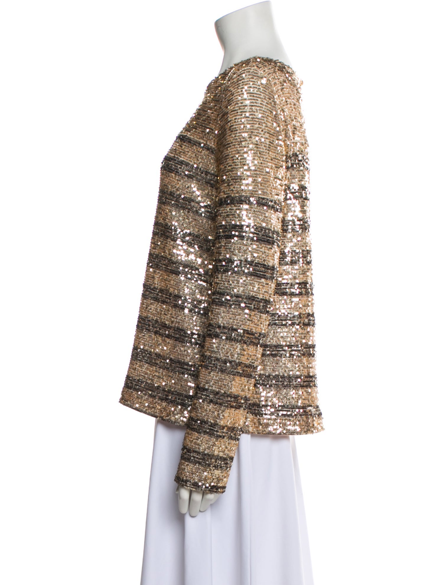 In the Mood for Love Printed Bateau Neckline Top