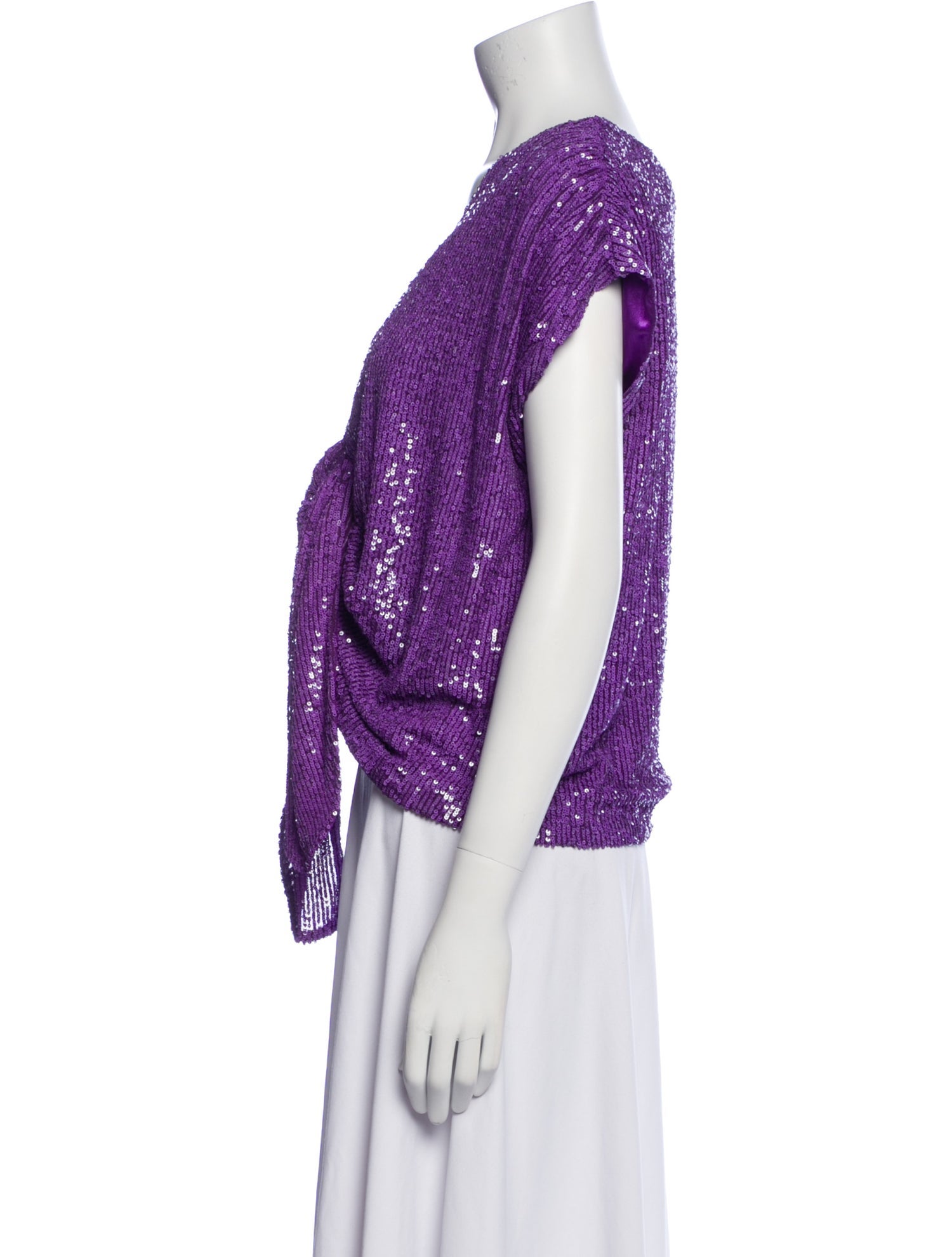 In the Mood for Love Patterned V-Neck Crop Top