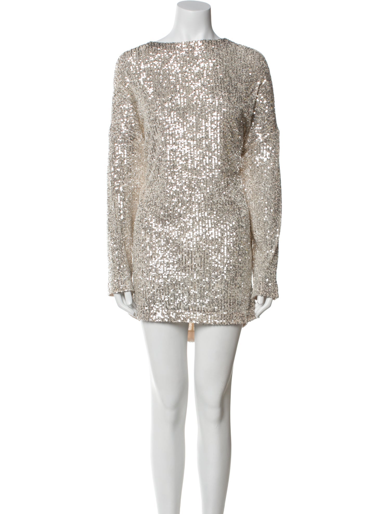 In the Mood for Love Bateau Neckline Mini Dress