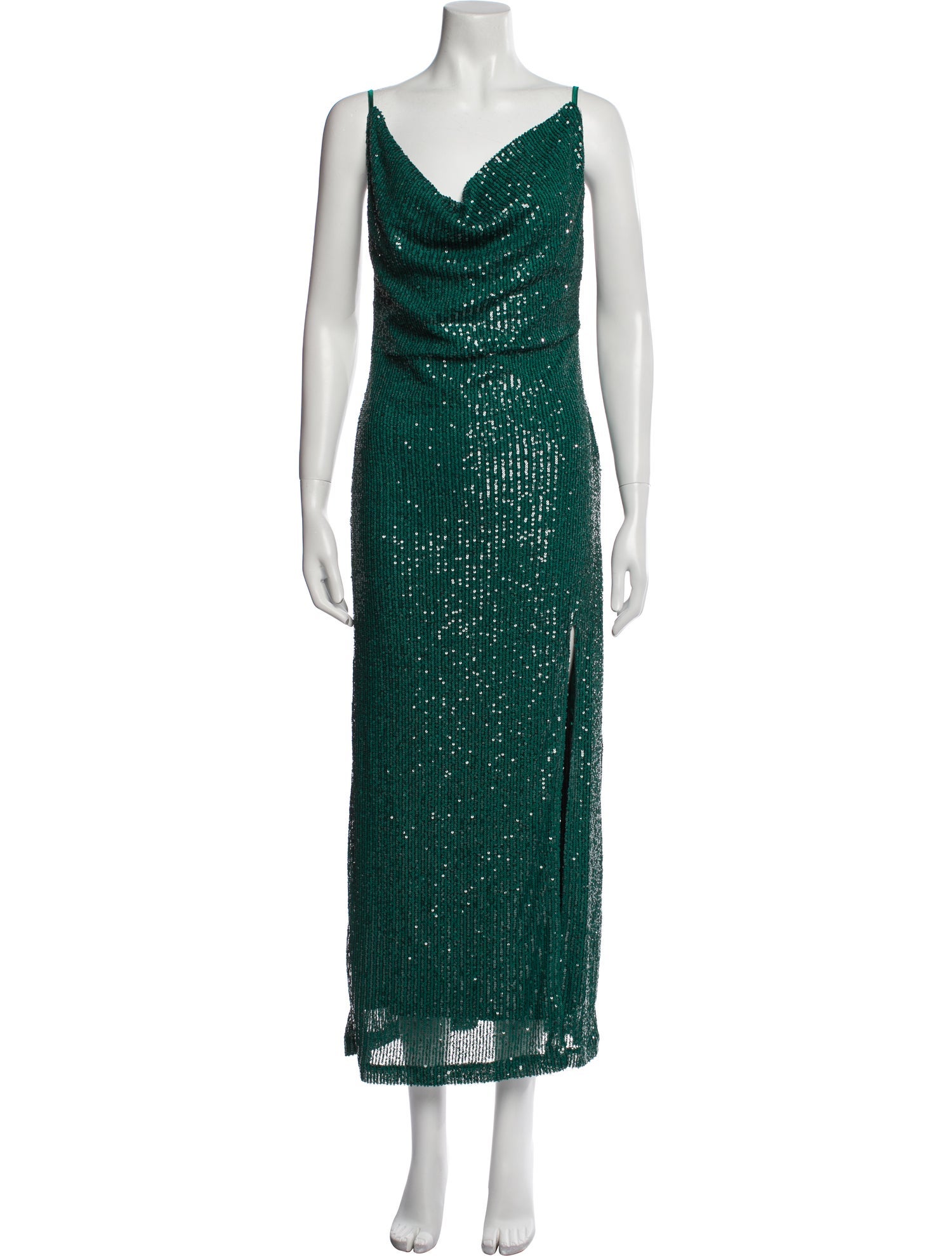 In the Mood for Love Cowl Neck Midi Length Dress w/ Tags