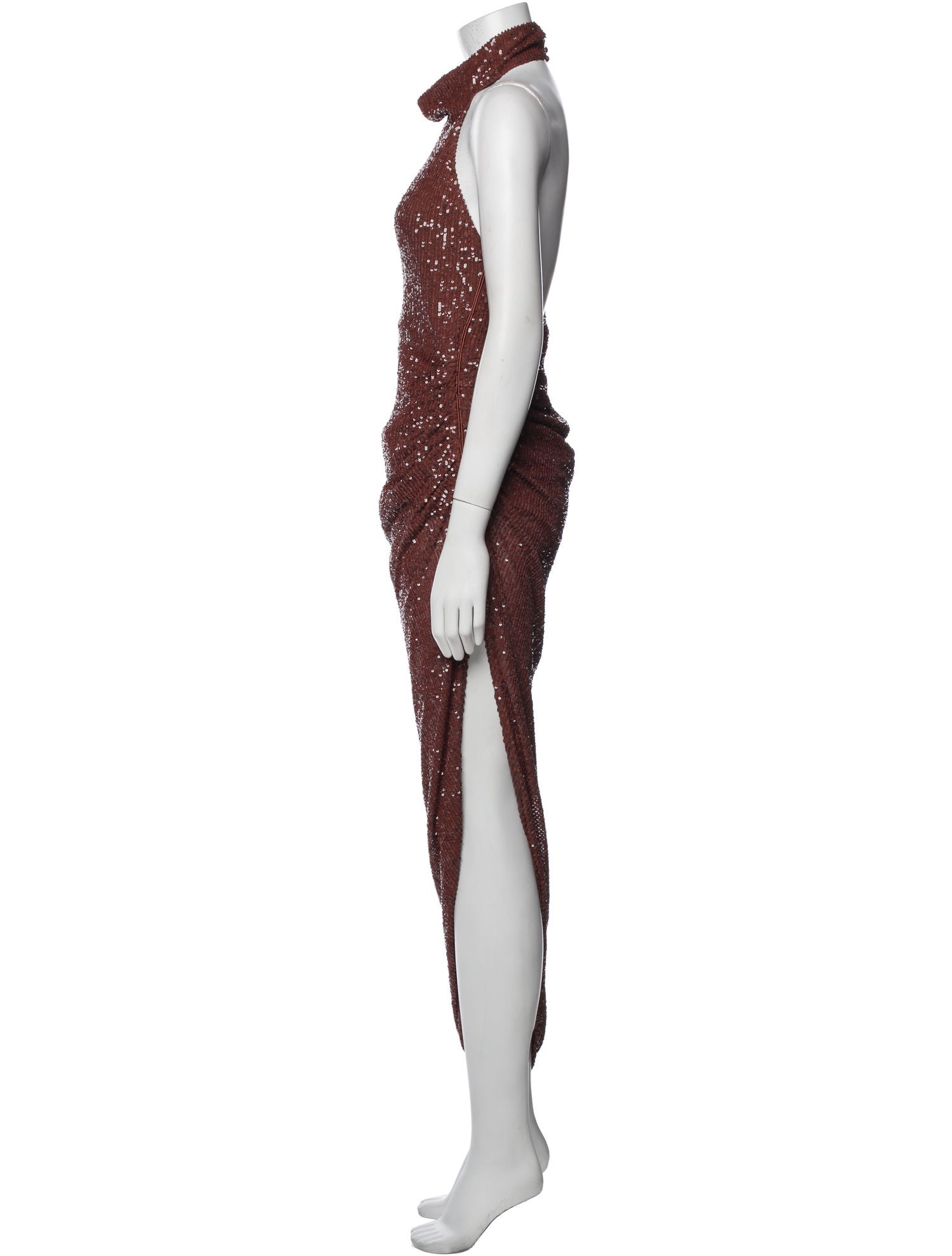 In the Mood for Love Halterneck Long Dress