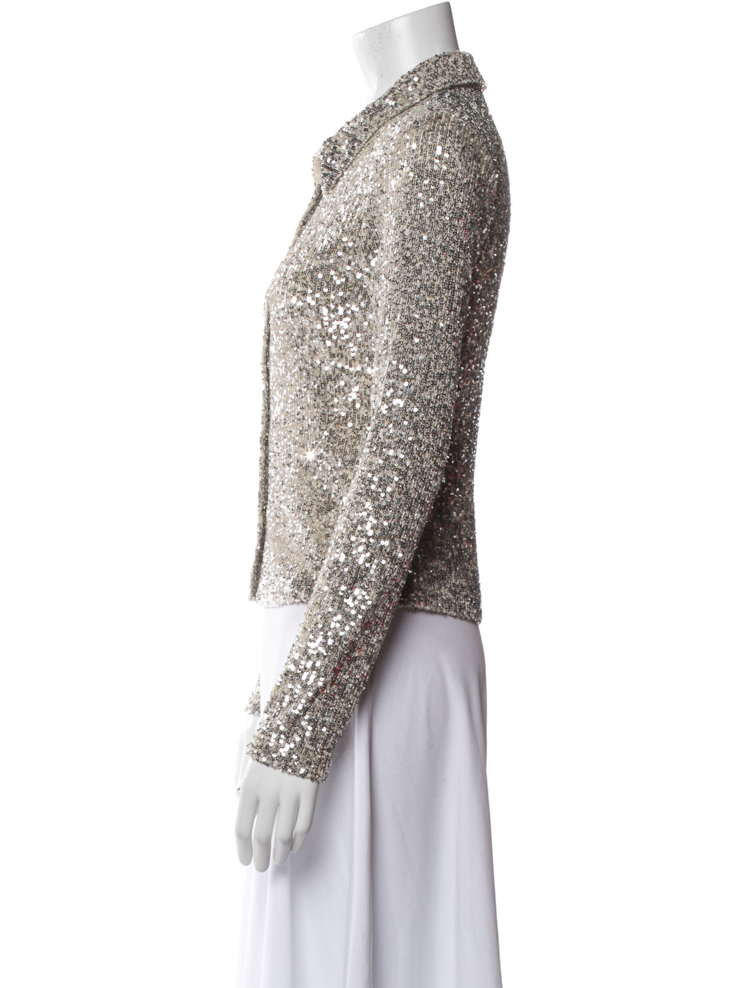 In the Mood for Love Printed Long Sleeve Button-Up Top