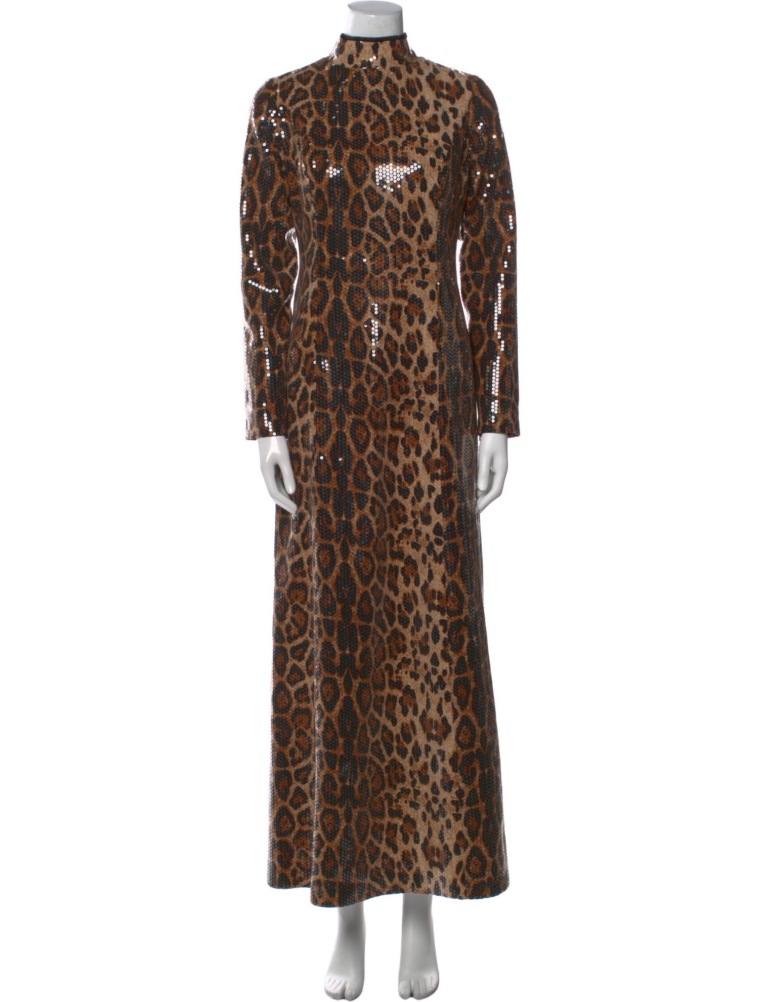 In the Mood for Love Animal Print Long Dress w/ Tags