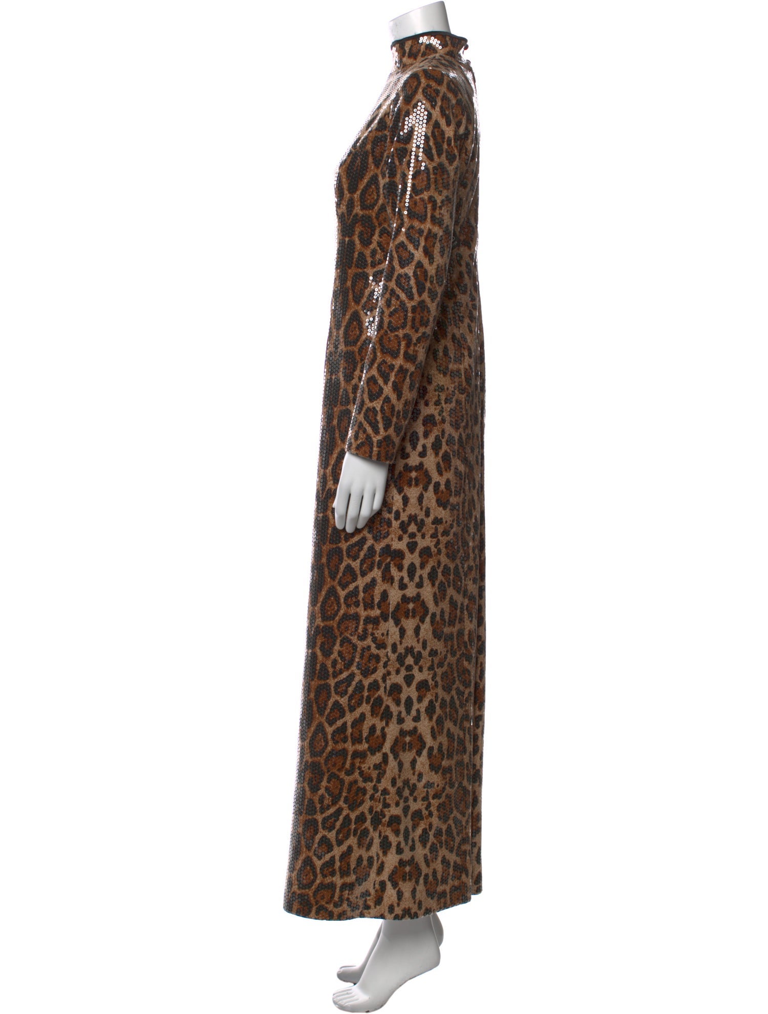 In the Mood for Love Animal Print Long Dress w/ Tags
