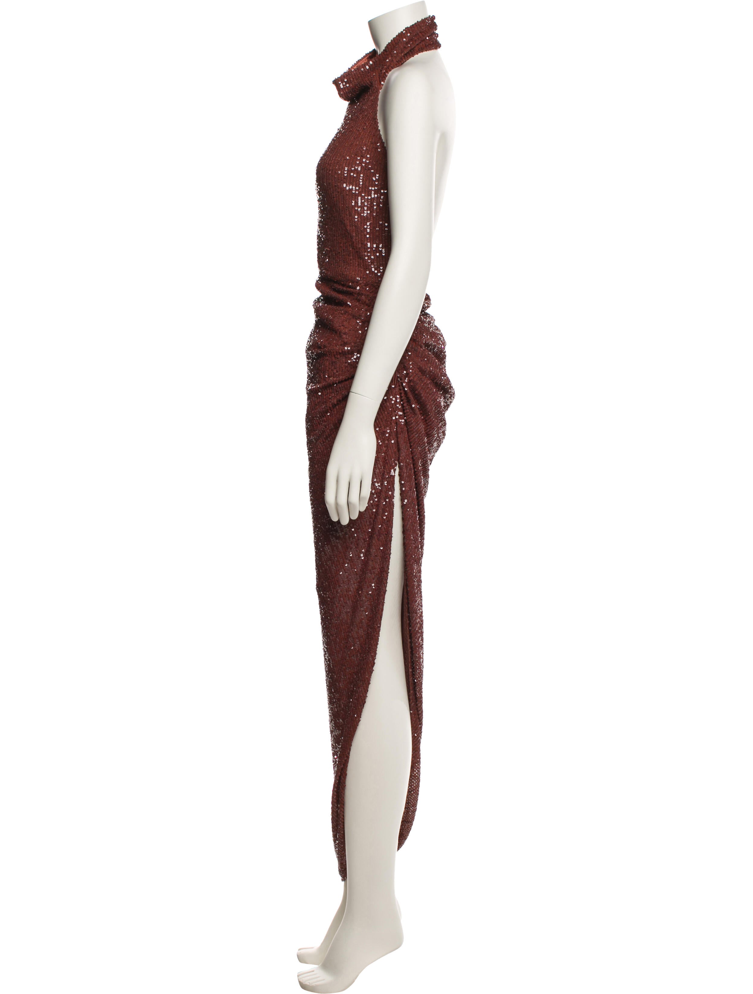 In the Mood for Love Halterneck Long Dress