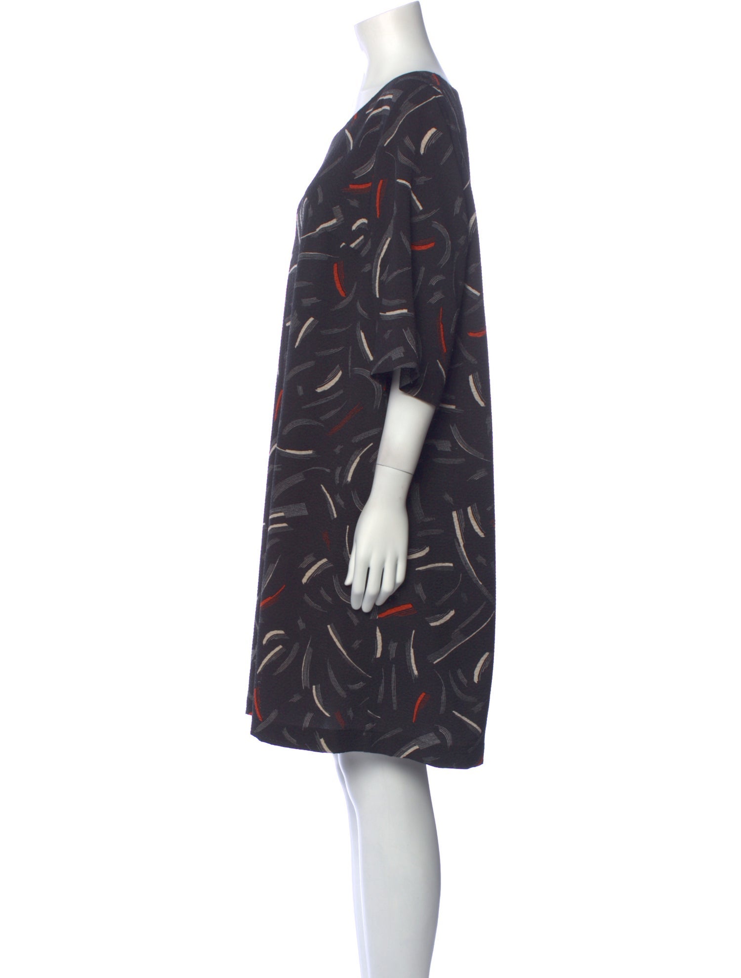 Voyage Printed Knee-Length Dress