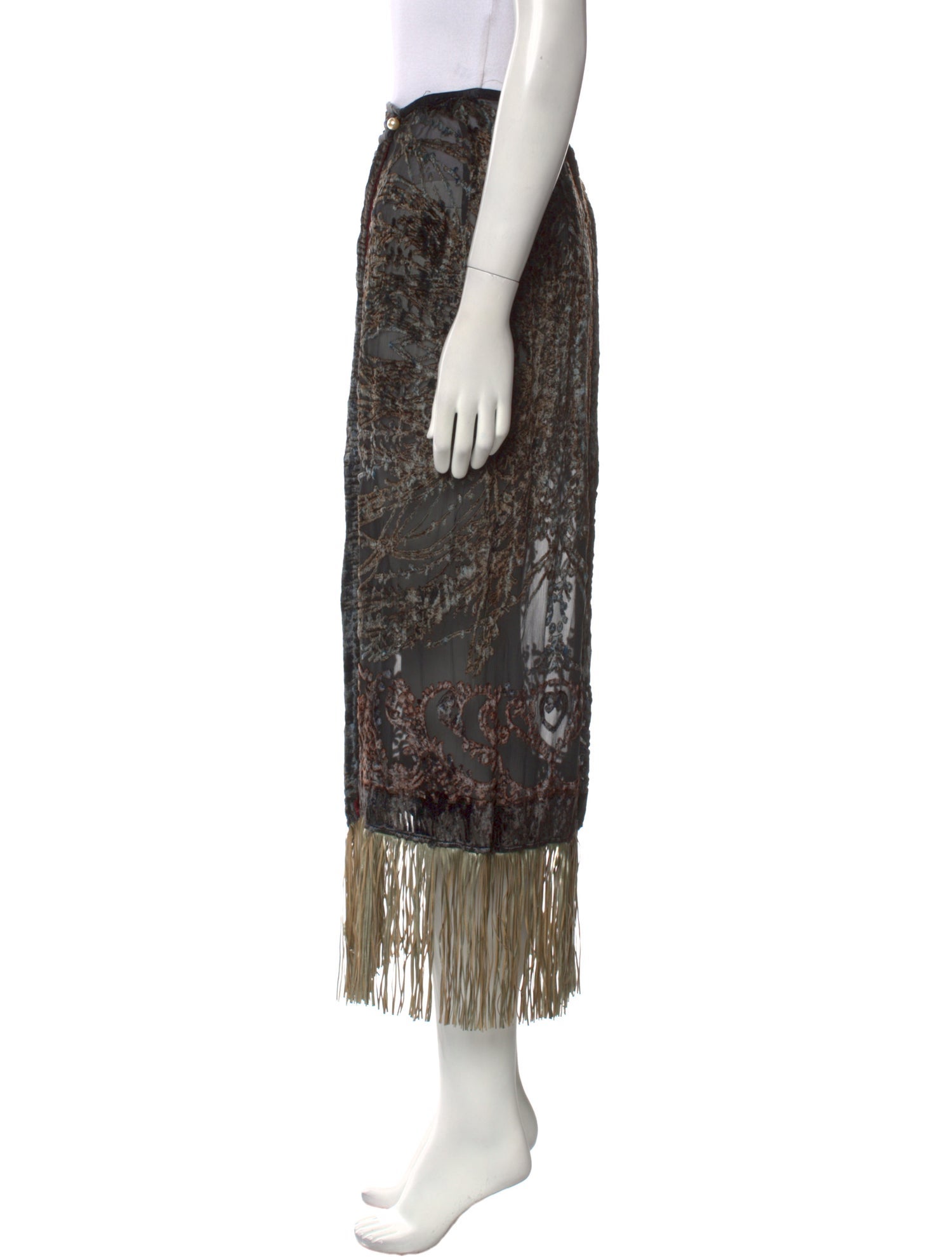 Voyage Vintage Midi Length Skirt