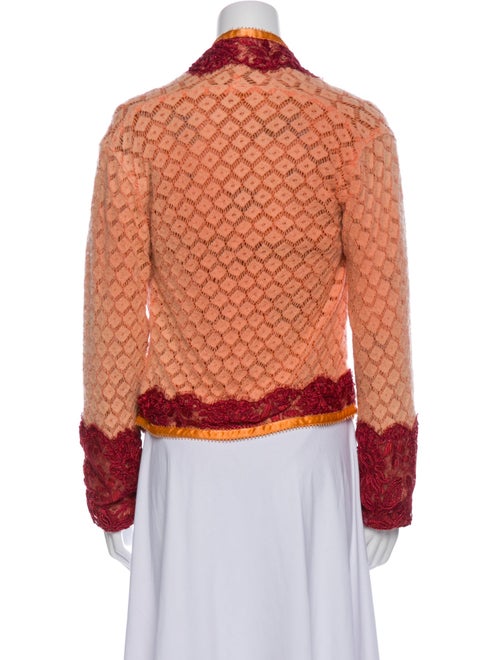 Voyage Wool Tweed Pattern Faux Fur Jacket