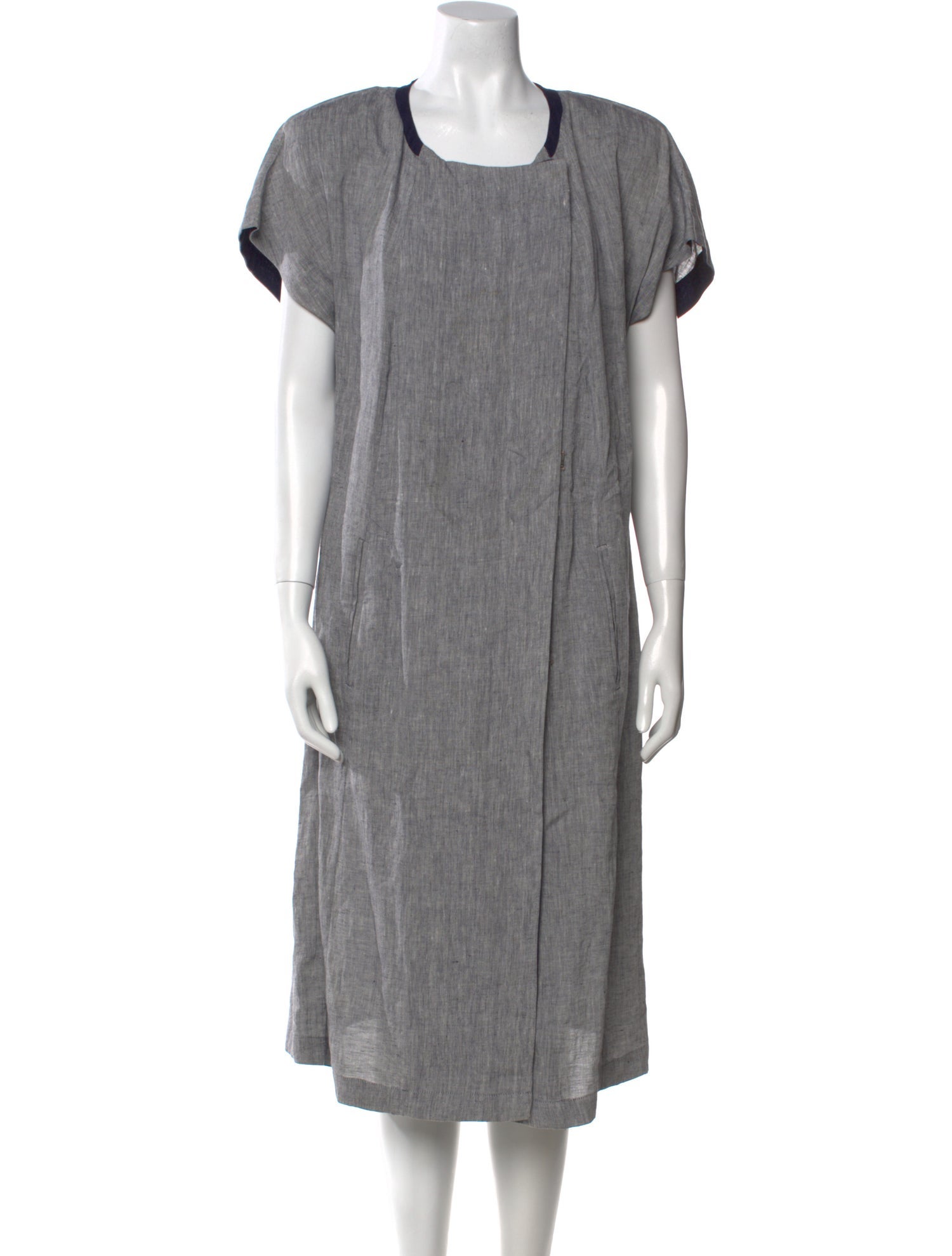 Marina Rinaldi Linen Midi Length Dress