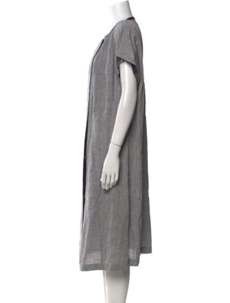 Marina Rinaldi Linen Midi Length Dress