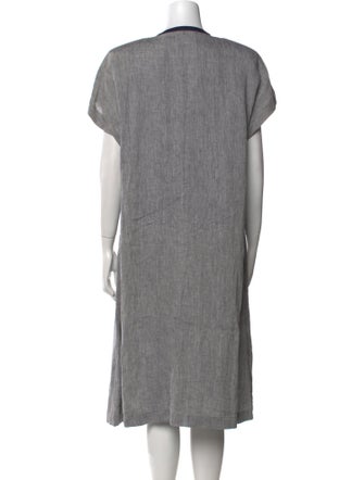 Marina Rinaldi Linen Midi Length Dress