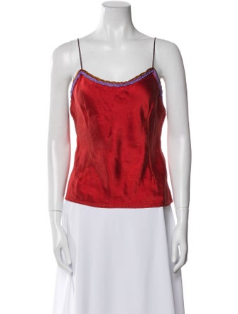 Voyage Silk Square Neckline Top