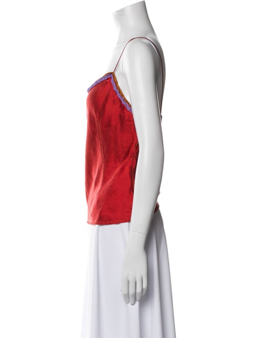 Voyage Silk Square Neckline Top