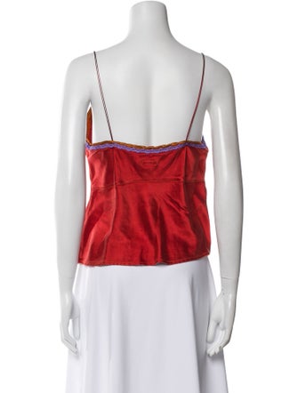 Voyage Silk Square Neckline Top