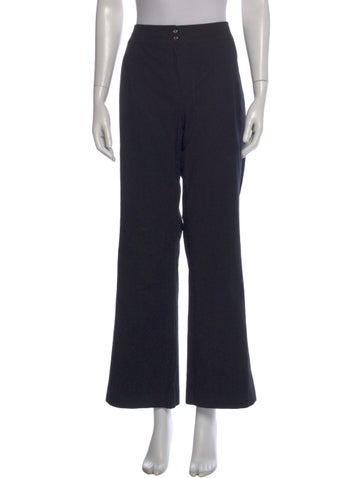 Pre-owned Voyage Wide Leg Pants In Black
