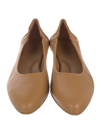 Italeau Leather Ballet Flats
