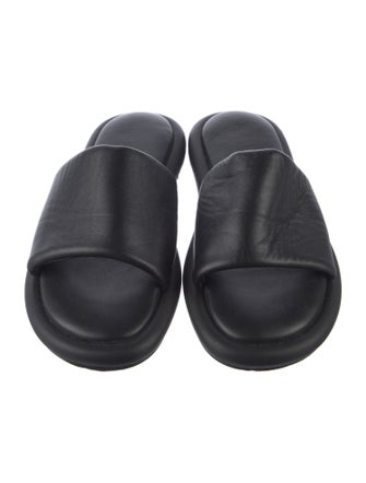 Italeau Leather Slides