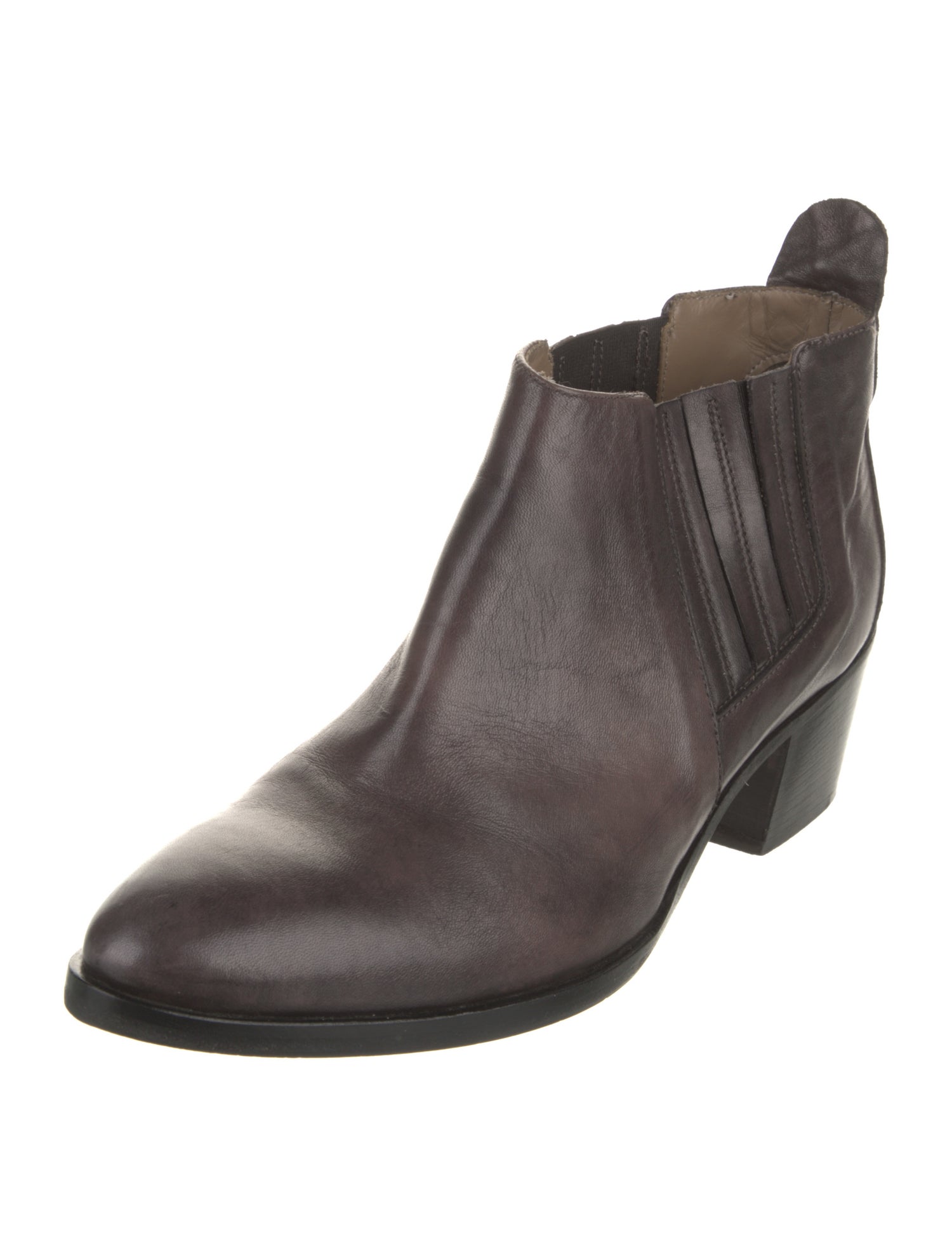 Italeau Leather Chelsea Boots