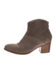 Italeau Suede Western Boots