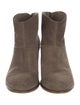 Italeau Suede Western Boots