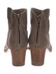 Italeau Suede Western Boots