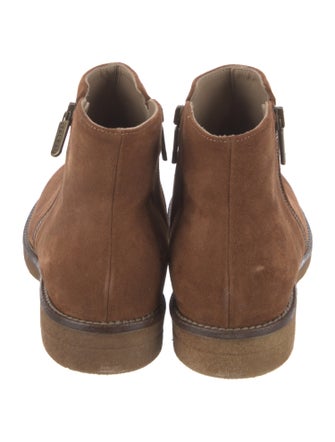 Italeau Suede Lace-Up Boots