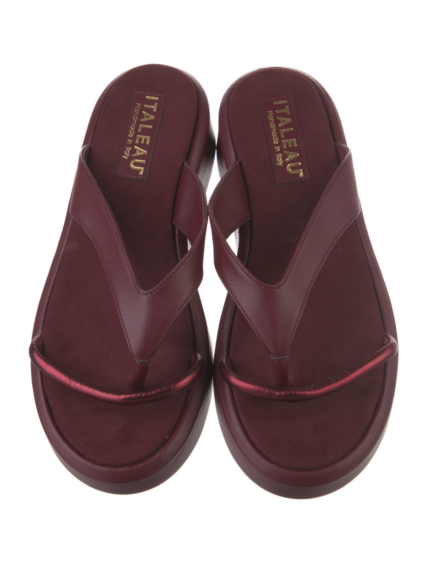Italeau Leather Flip Flops