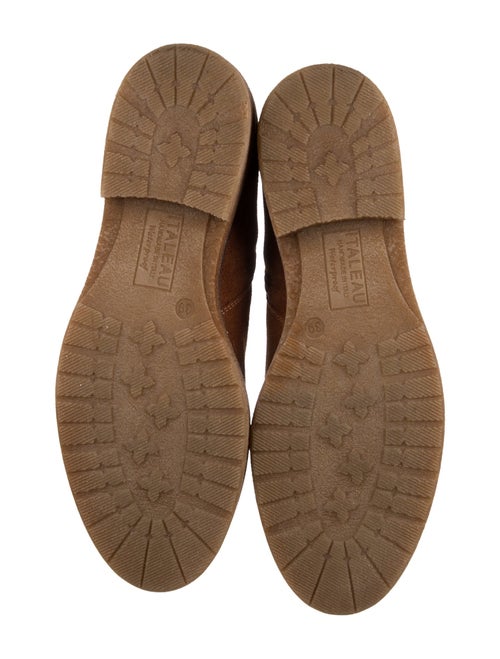 Italeau Suede Leather Trim Embellishment Boots