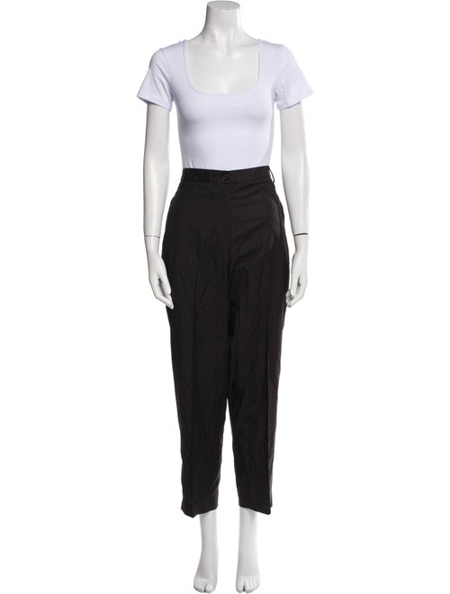 Ivan Grundahl Wool Ruffle Embellishment Pantsuit