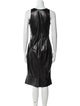 Ivan Grundahl Calf Leather Midi Length Dress