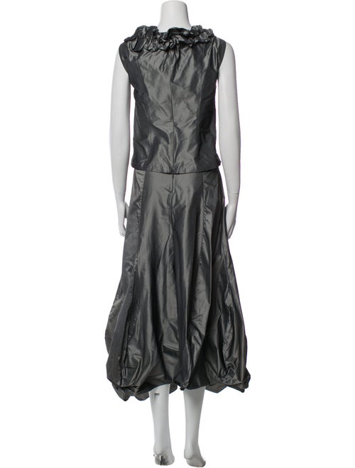 Ivan Grundahl Printed Ruffle Embellishment Skirt Set