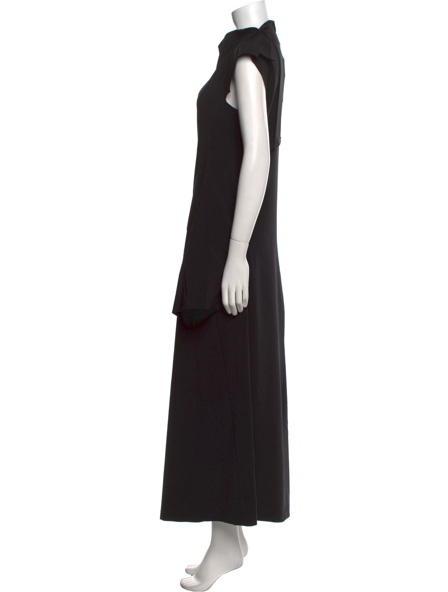 Ivan Grundahl Cowl Neck Long Dress